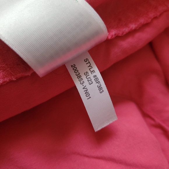 J. Crew Seaside Short In Linen Blend Bright Pink S Coastal Summer - Picture 11 of 11